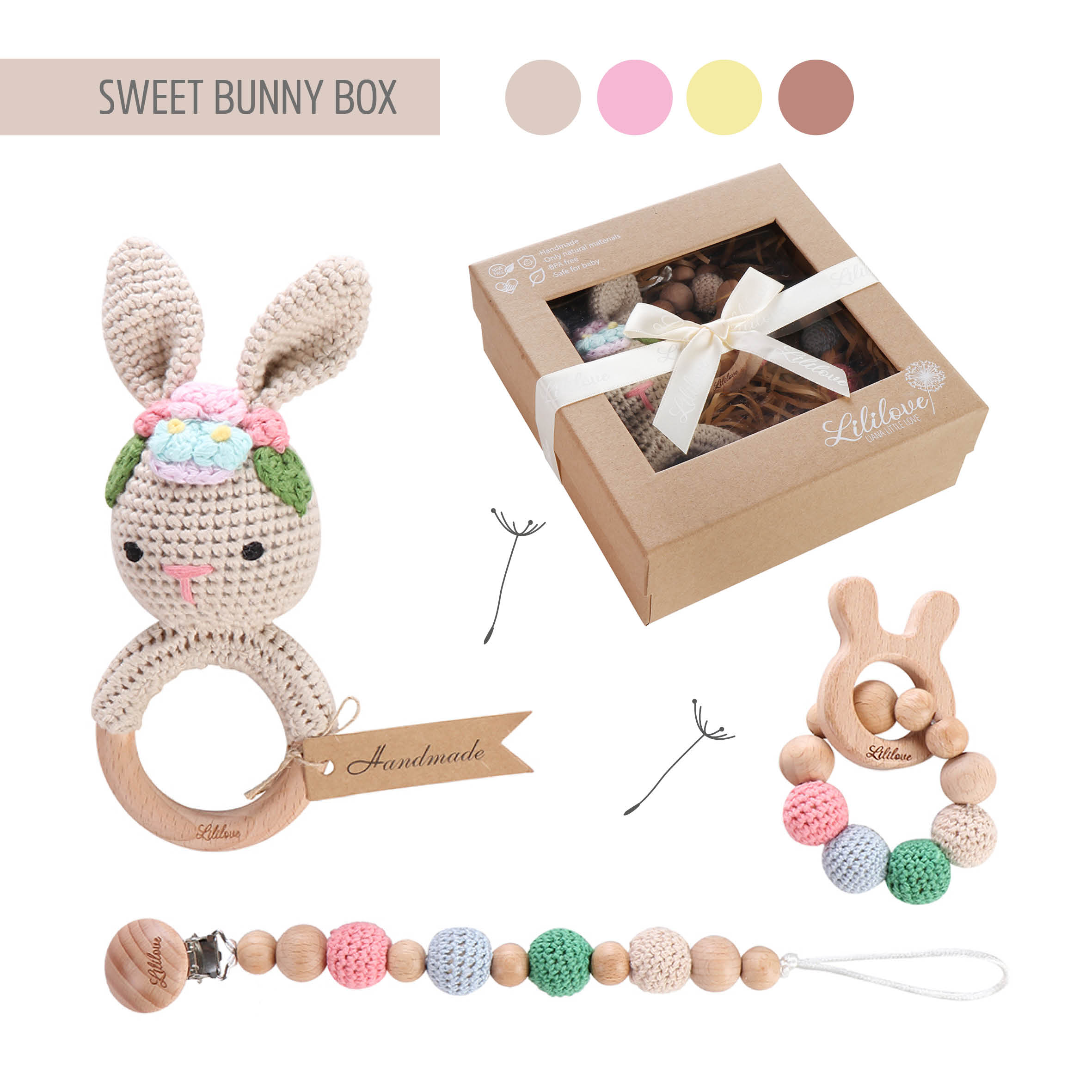 Geschenkset -  Sweet Bunny Box - handmade