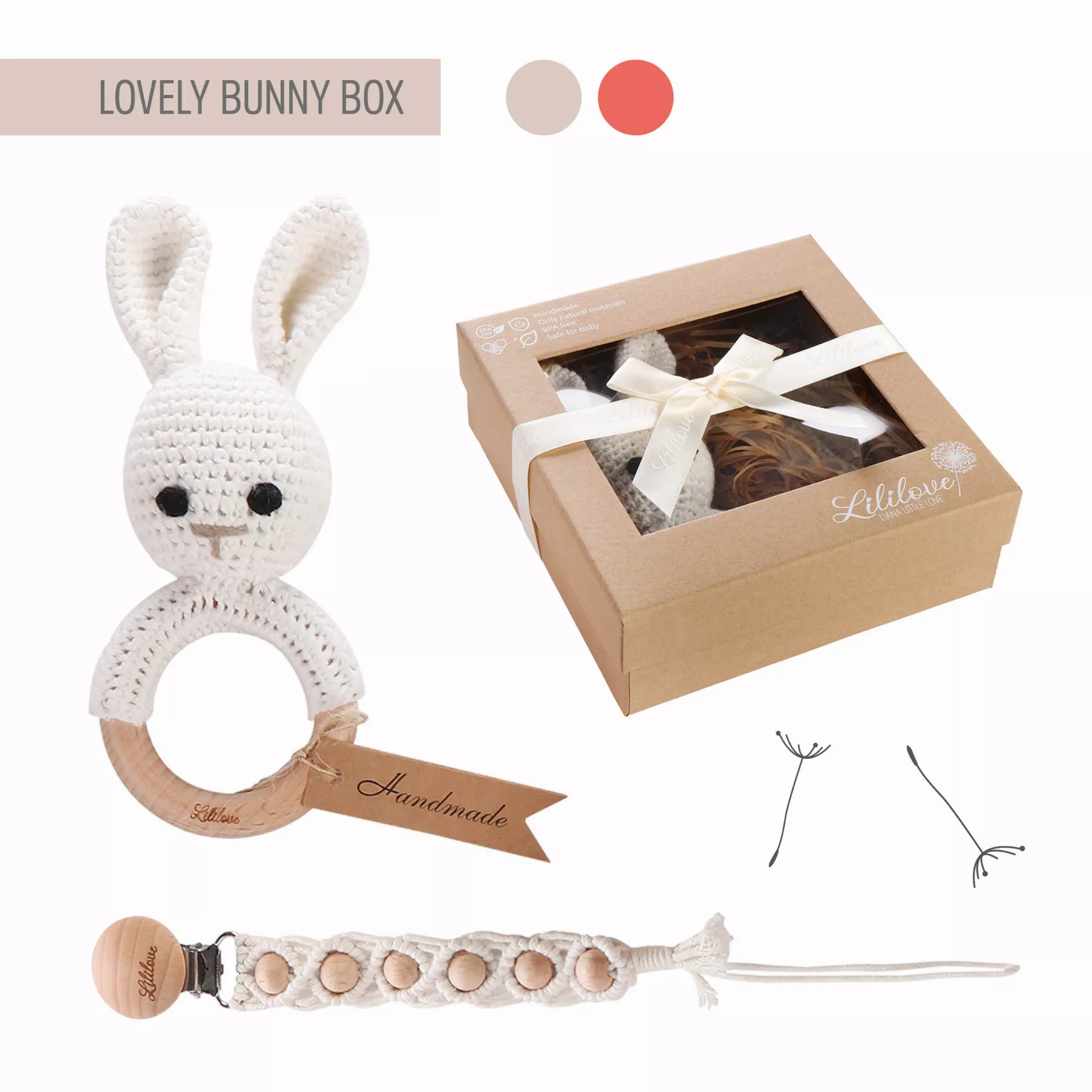 Geschenkset - Lovely Bunny Box - handmade