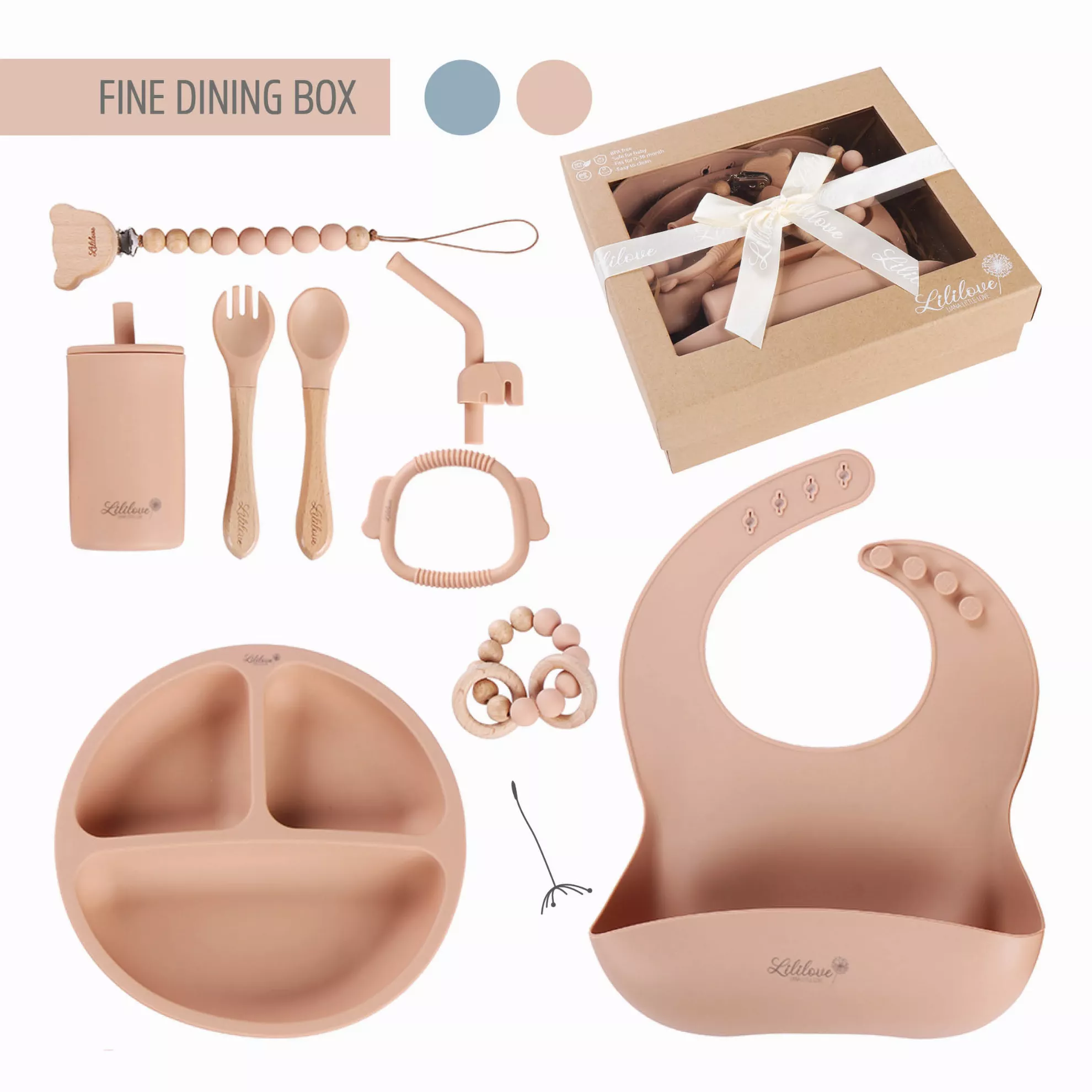 Geschenkset - Fine Dining Box - rose