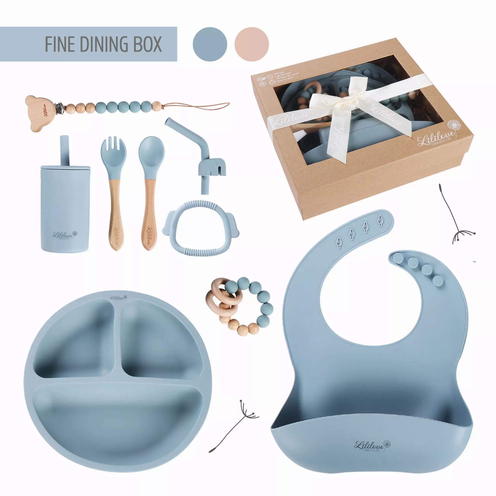 Geschenkset - Fine Dining Box - blue