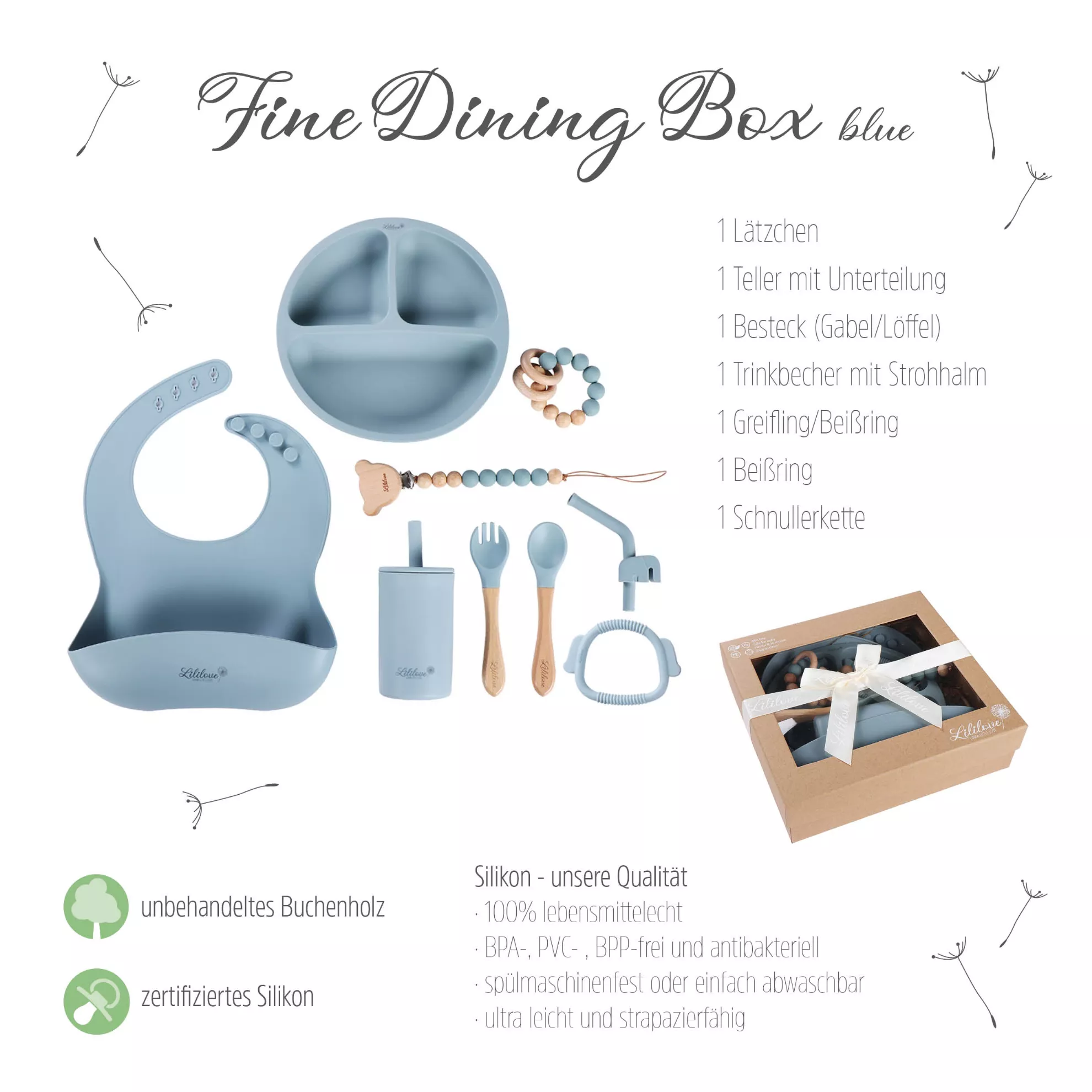 Geschenkset - Fine Dining Box - blue